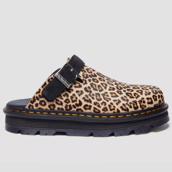 Dr. Martens ZebZag Mule Leopard Hair On Bronx Suede Women’s Size 8 NEW! RARE!!! - Picture 5 of 11